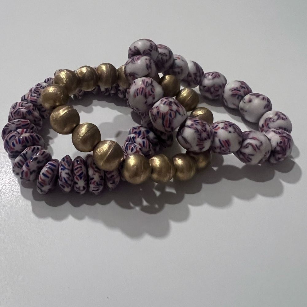 African Bead Bracelets - Picture 2 of 2